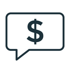 Business Talk Vector Icon