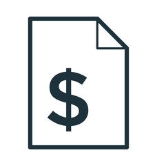 Chart Sheet Vector Icon