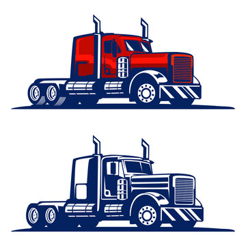Heavy truck illustration