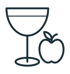 Apple Juice Vector Icon