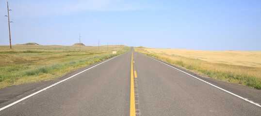 Route 68 in North Dakota, USA