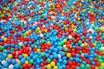 colored balls. bright background. funy game
