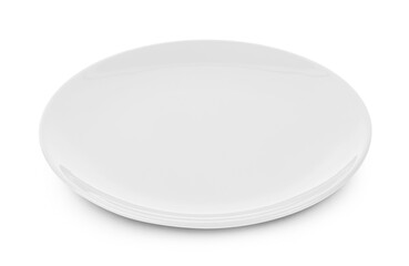 empty plate isolated on white background