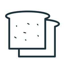 Toast Vector Icon