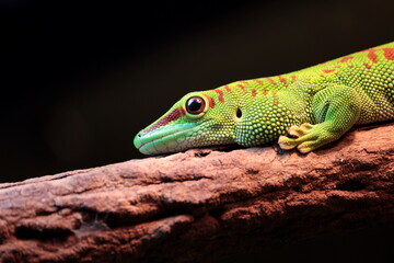 Phelsuma, is a genus of small saurians of the Gekkonidae family, mainly found in Madagascar. Geckos of this genus are commonly known as felsume or day geckos.