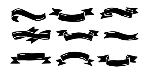 Set of vintage ribbon