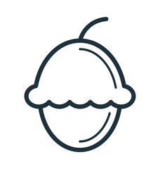 Acorn Vector Icon
