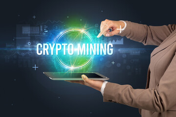 Close-up of a touchscreen, new tech concept