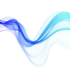blue wave with shadow. abstract vector background. eps 10