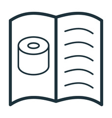 Recipe Book Vector Icon
