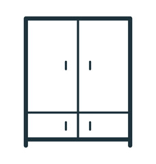 Cupboard Vector Icon