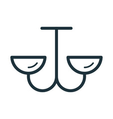 Chandelier Vector Icon
