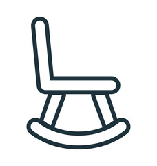 Rocking Chair Vector Icon
