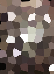 Patchwork, mosaïc,  illustration, shades of brown, earth colors