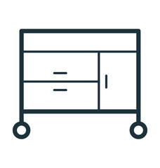 Cupboard Vector Icon