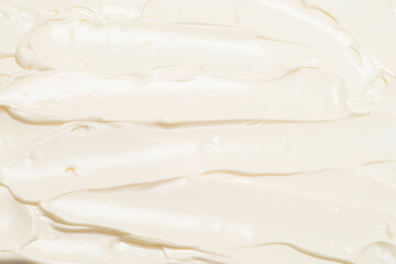 White whipped cream texture.