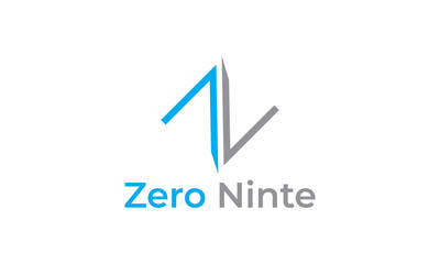 Zero NInte logo for business.