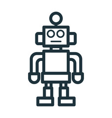 Robotic Machine Vector Icon
