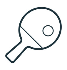 Ping Pong Vector Icon