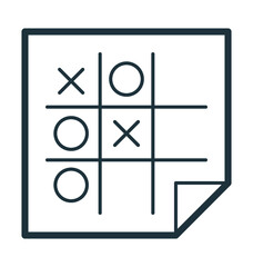 Tic Tac Toe Vector Icon