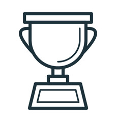 Football Trophy Vector Icon