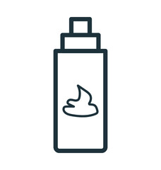 Shaving Foam Vector Icon