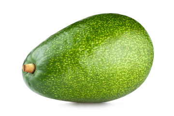 Delicious avocado, isolated on white background