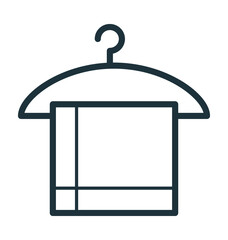 Hanger Towel Vector Icon