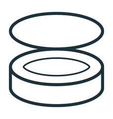 Compact Powder Vector Icon