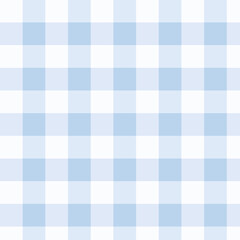 Blue gingham seamless pattern