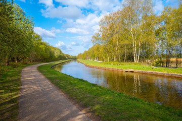 Bridgewater canal and tow path Greater Manchester UK
