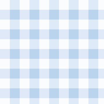 Blue Gingham Seamless Pattern