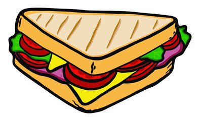 sandwich with cheese