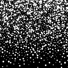 abstract white dust explosion on a black background.