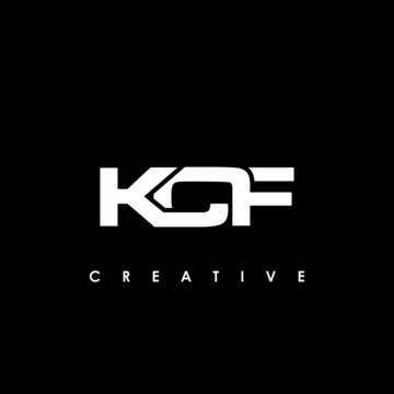 KCF Letter Initial Logo Design Template Vector Illustration