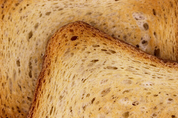 close-up slice of bread background