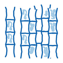 Cane Harvest doodle icon hand drawn illustration