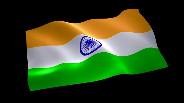 インド国旗　ループ