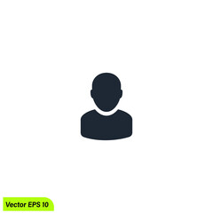user profile icon symbol simple design element