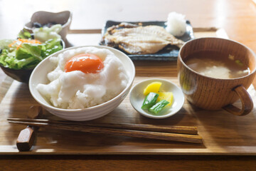 ふわふわ卵かけごはん定食	
