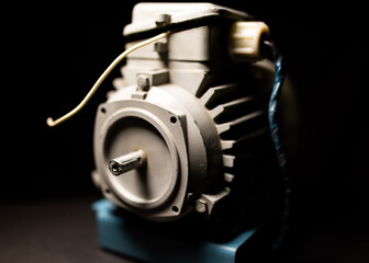 Fototapeta na wymiar Old Induction motor. Asynchronous motor