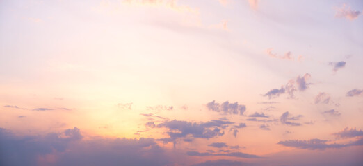 Colorful of sunset sky background