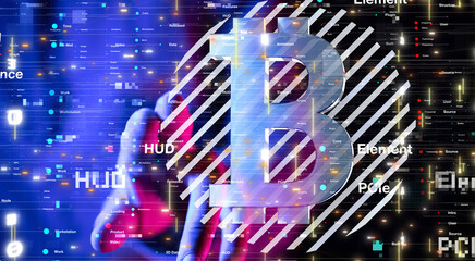 Cybersecurity and information or network protection. Future technology web