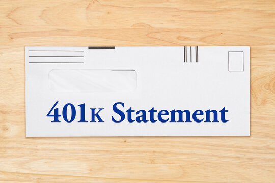 401k statement message on mailing envelope
