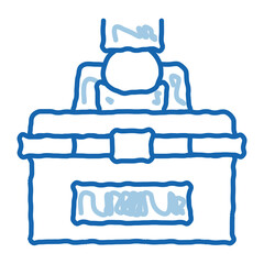 Tools for Repair doodle icon hand drawn illustration