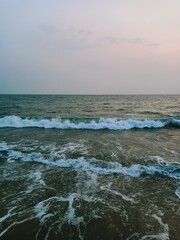 Fototapeta na wymiar waves on the sea