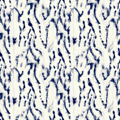 Seamless indigo blue animal print paper fabric