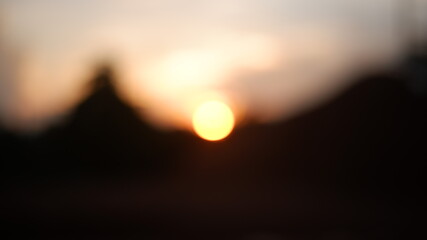 sun light in the forest