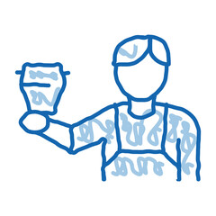 ready-made potter doodle icon hand drawn illustration