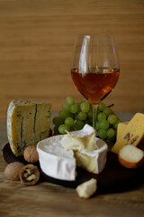 cheese and wine